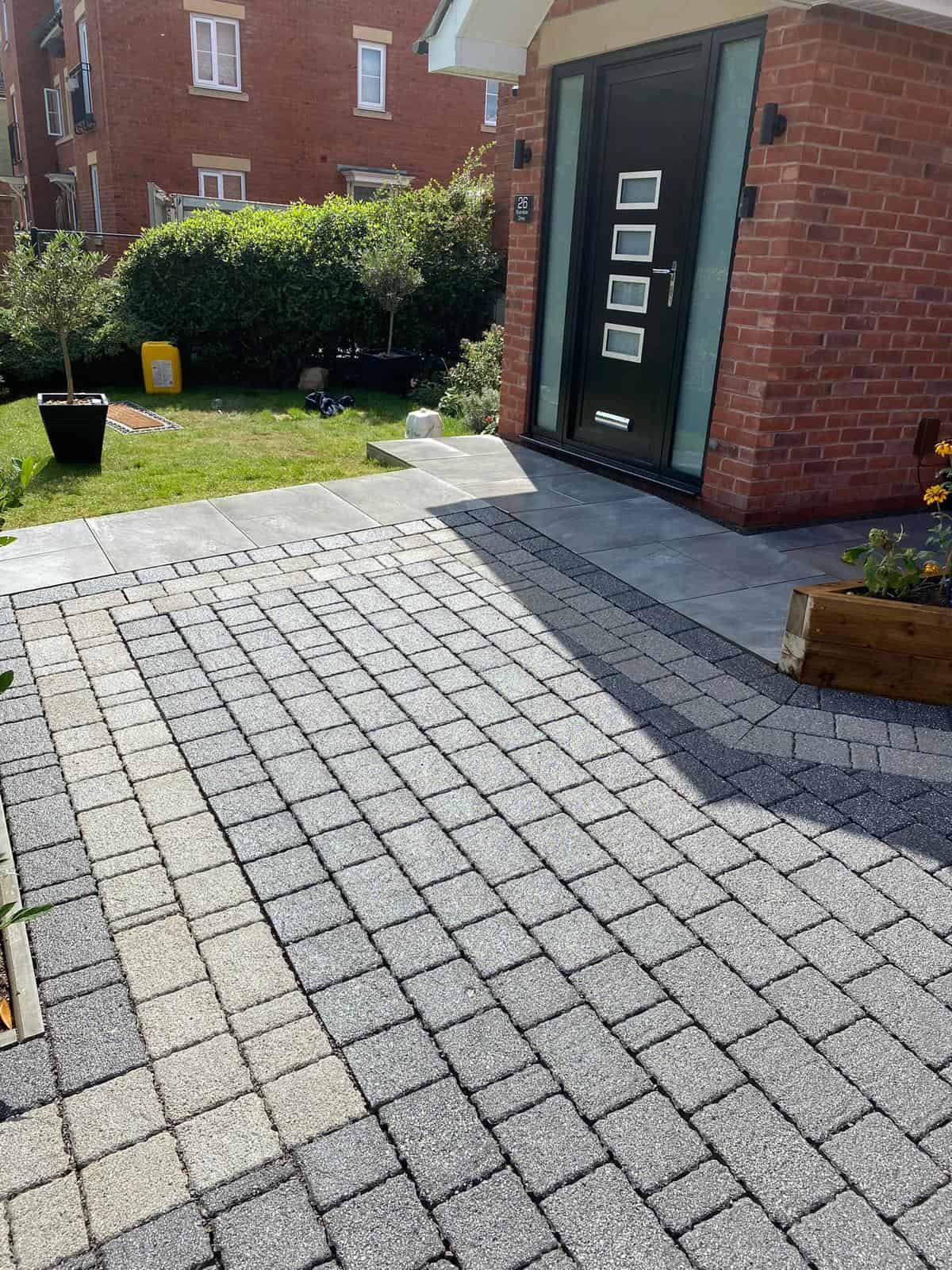 Block paving driveway laid by SJS Landscaping in Gloucester
