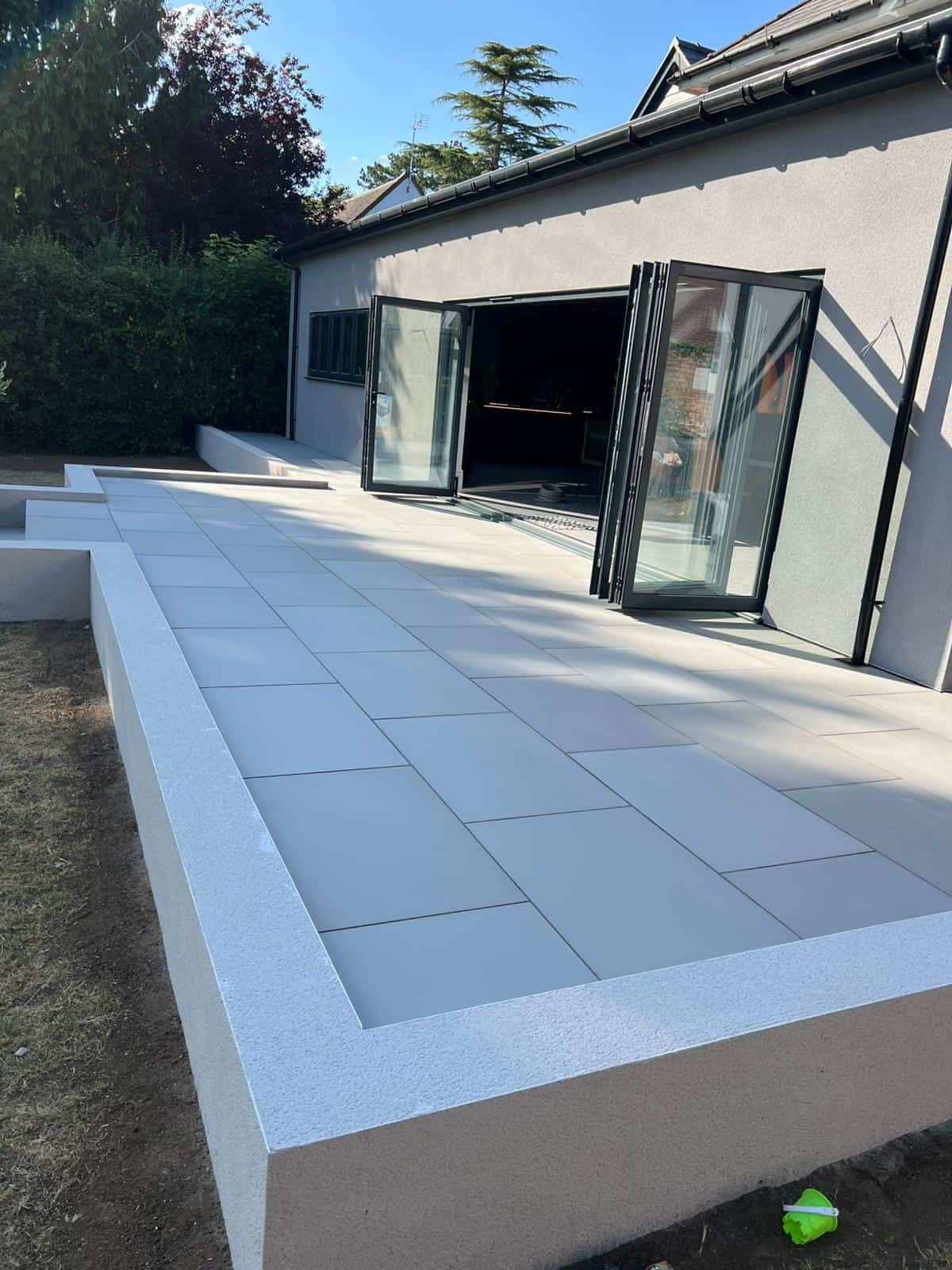 Brickwork & garden walls Gloucester Decorative brickwork steps and garden wall in a Gloucestershire property