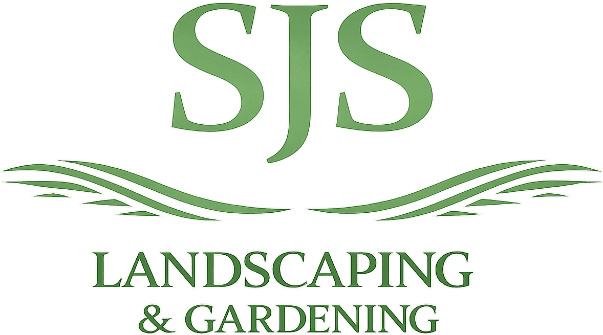 SJS Landscaping & Gardening logo — landscapers & gardeners in Gloucester, Gloucestershire
